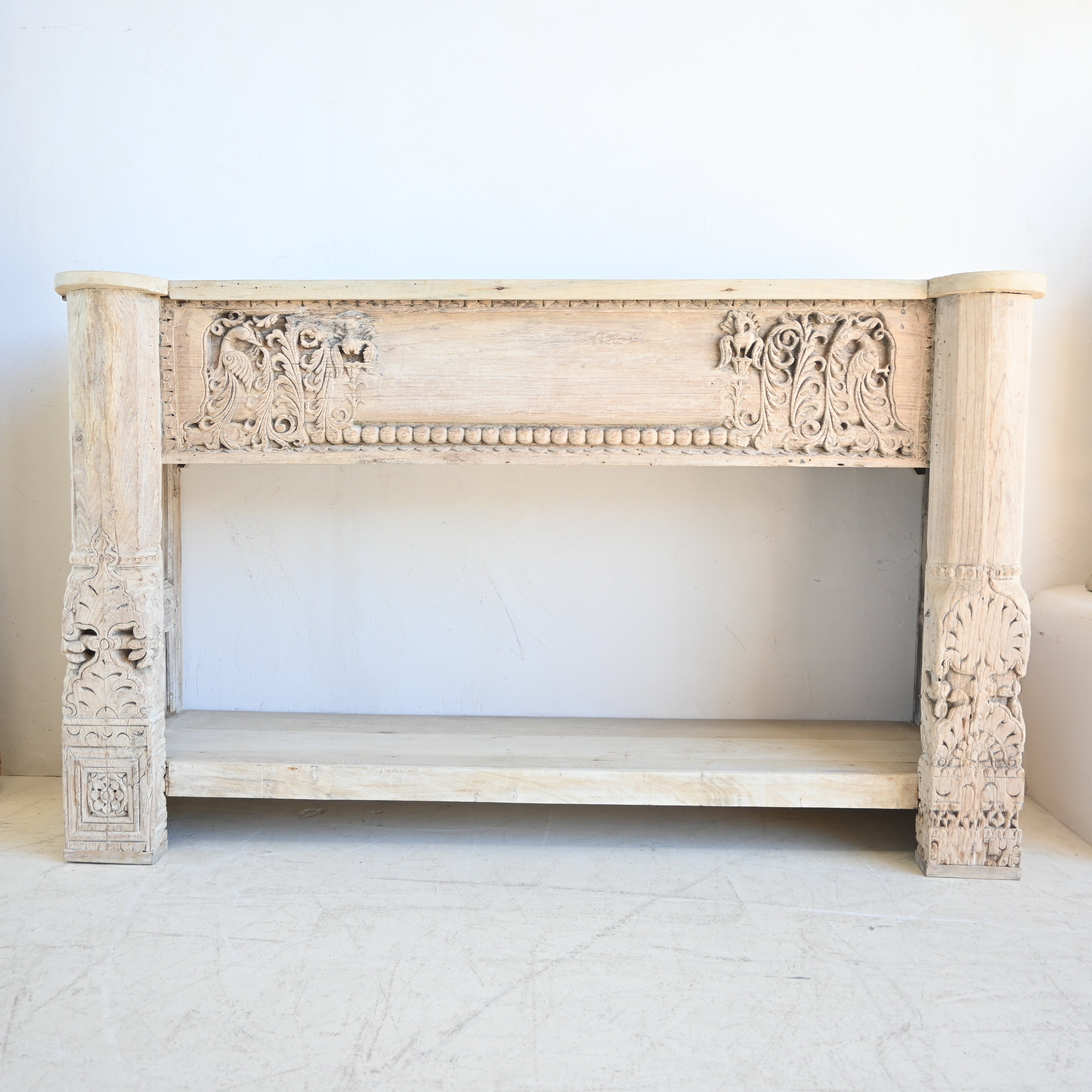 Vintage Indian Carved Console 328310