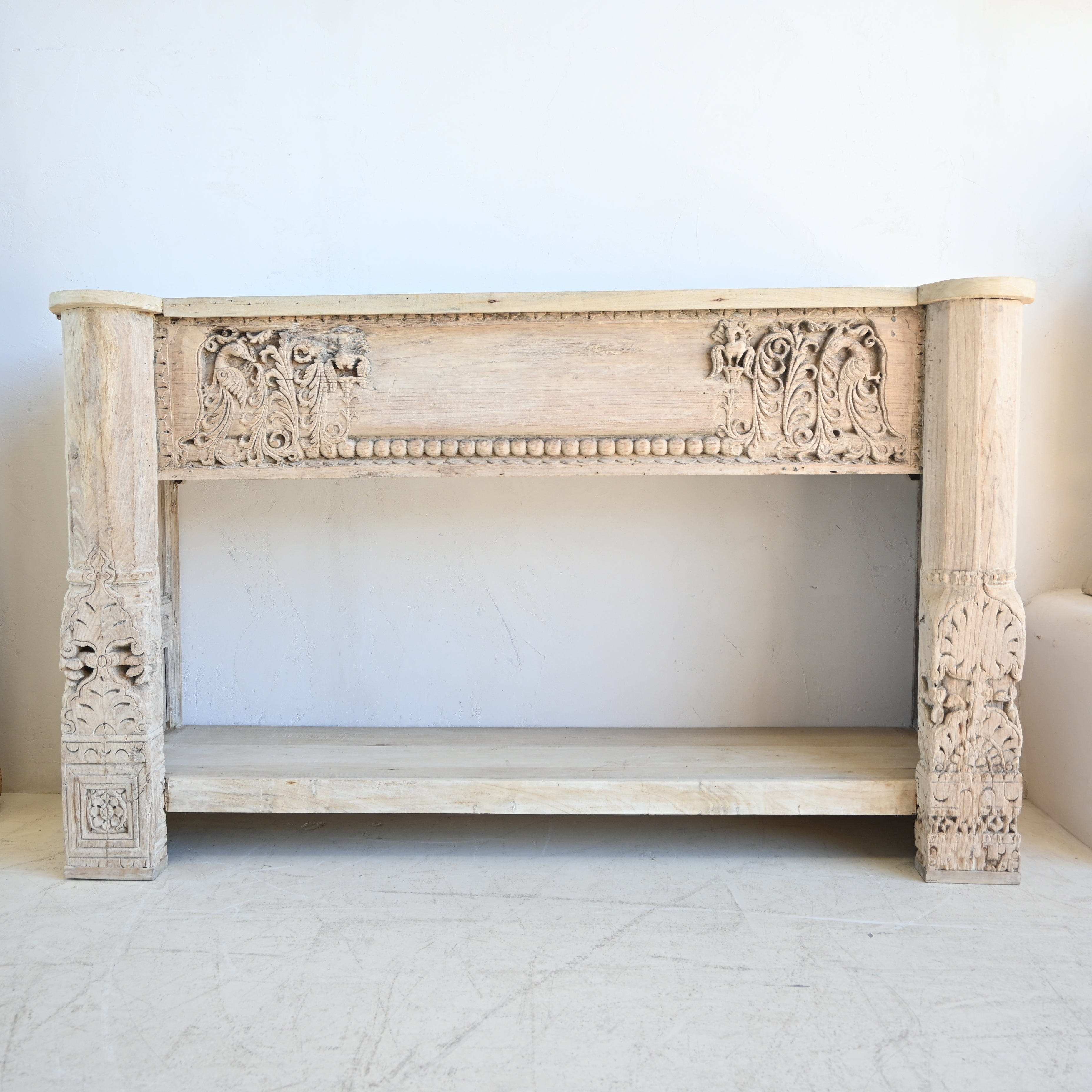 Vintage Indian Carved Console 328310
