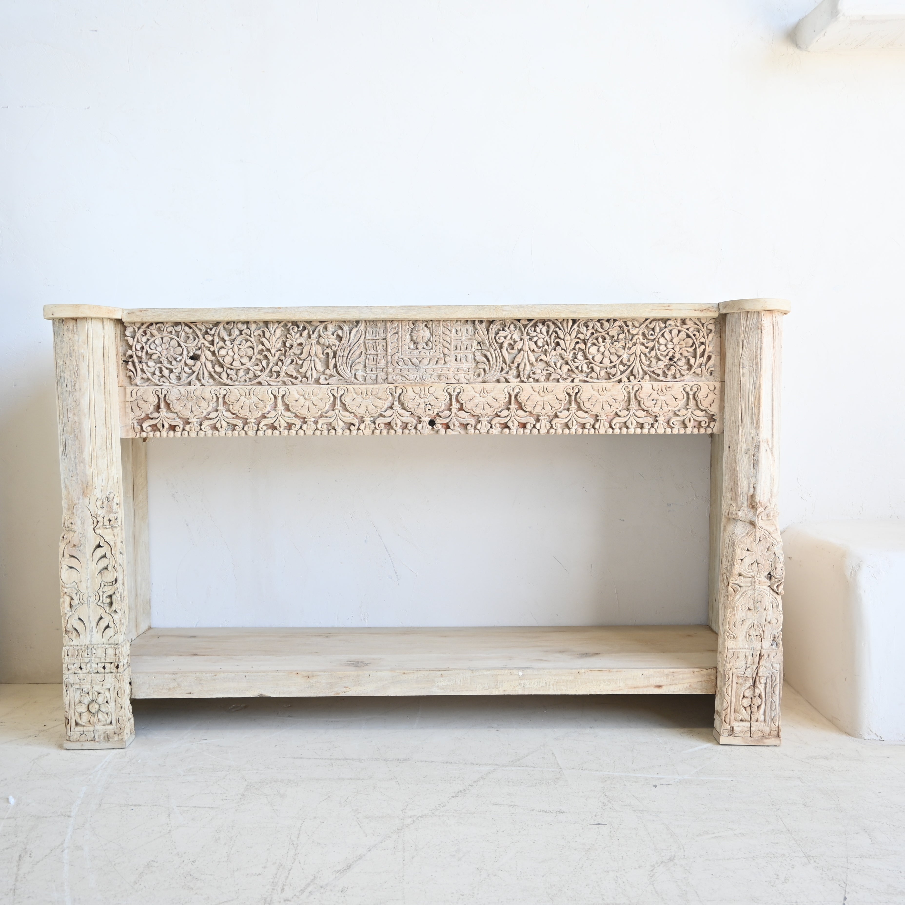 Vintage Indian Carved Console 328309
