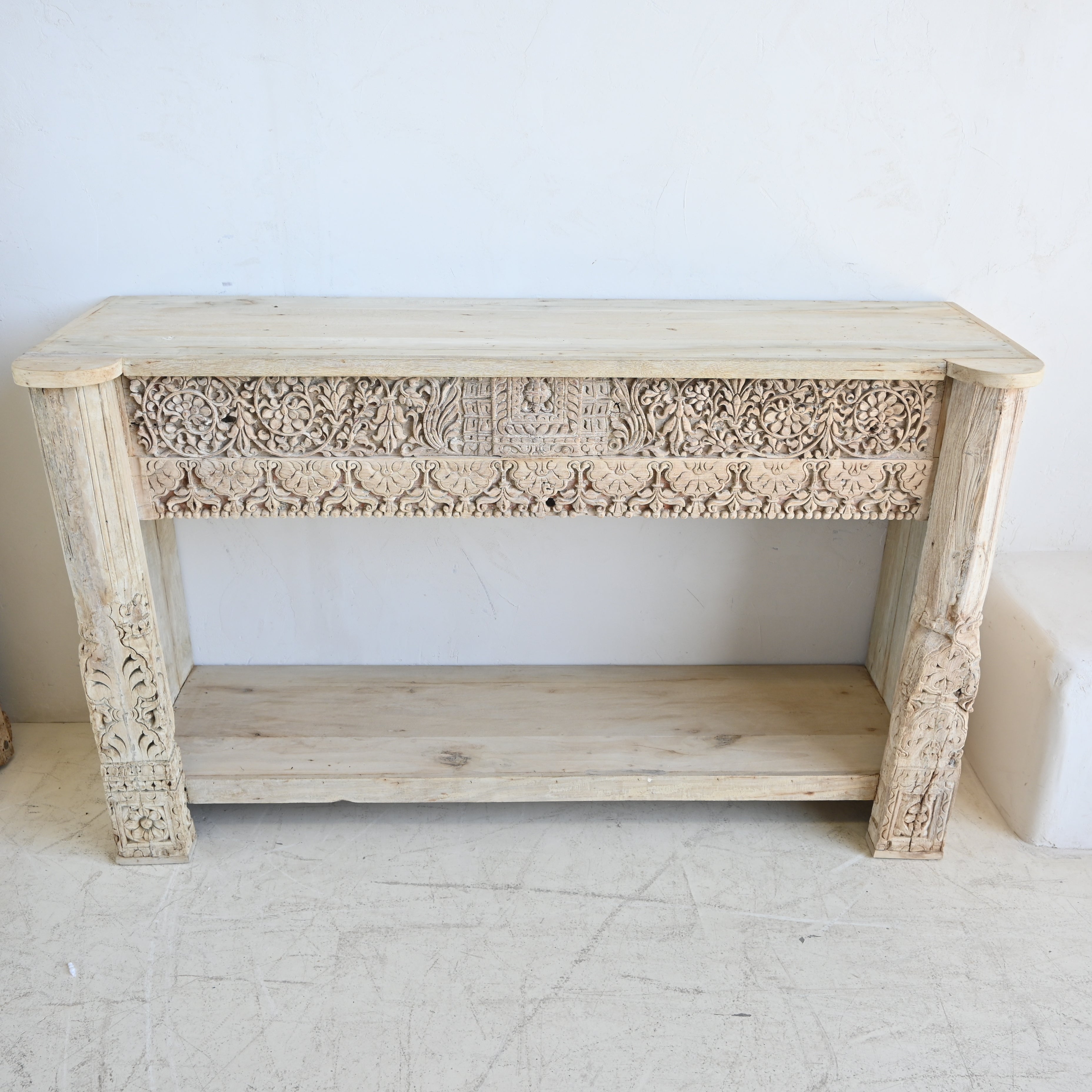 Vintage Indian Carved Console 328309