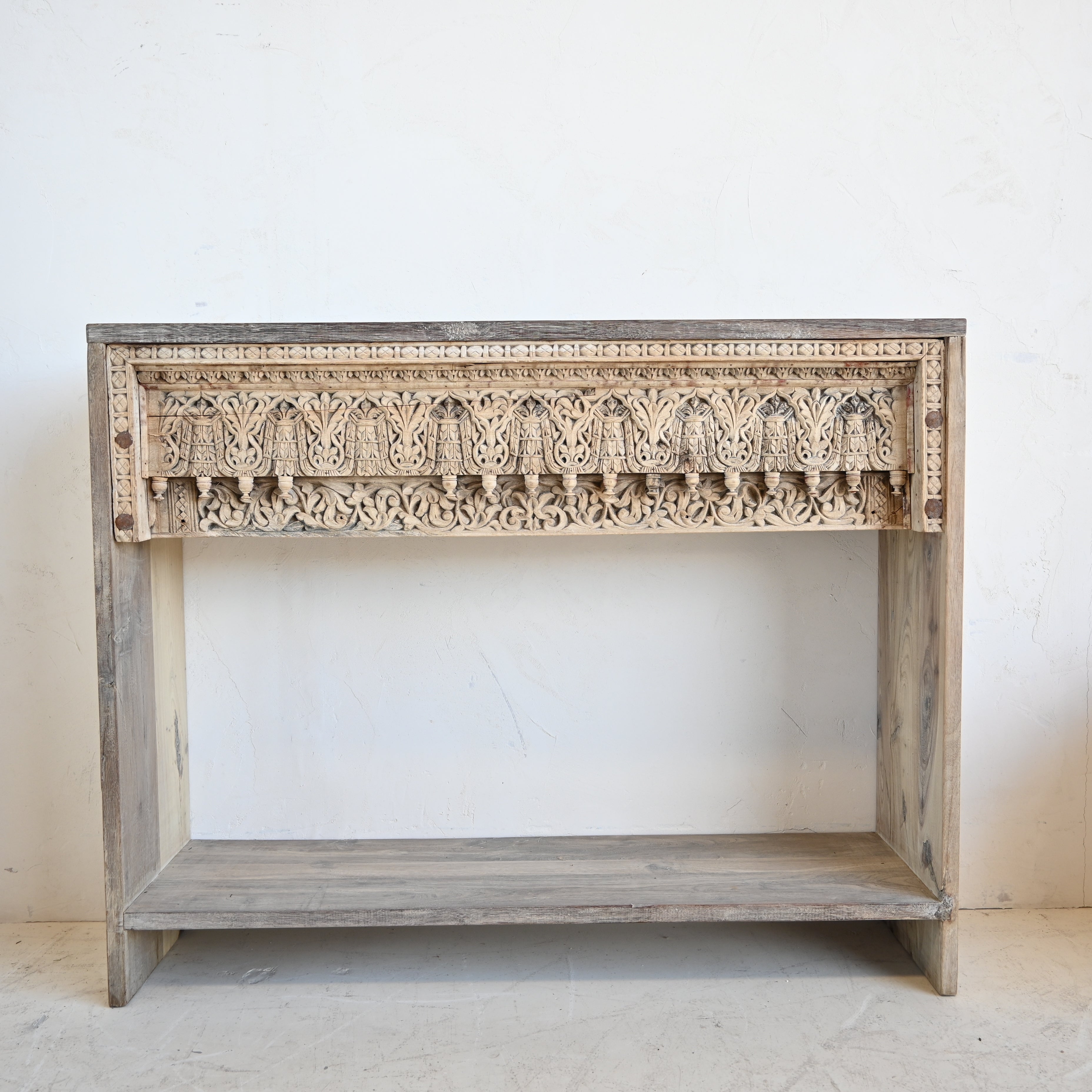 Vintage Indian Carved Console 329836