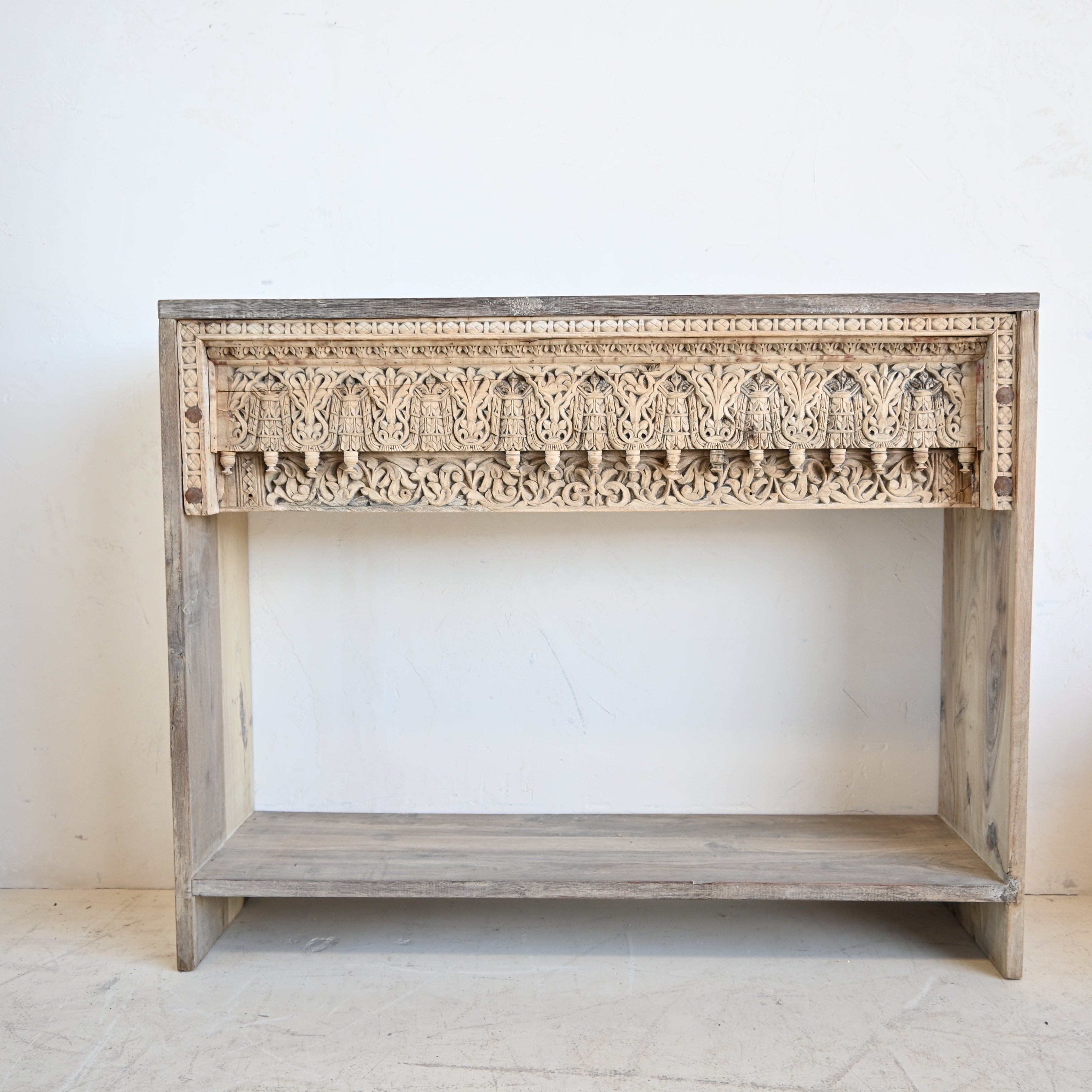 Vintage Indian Carved Console 329836