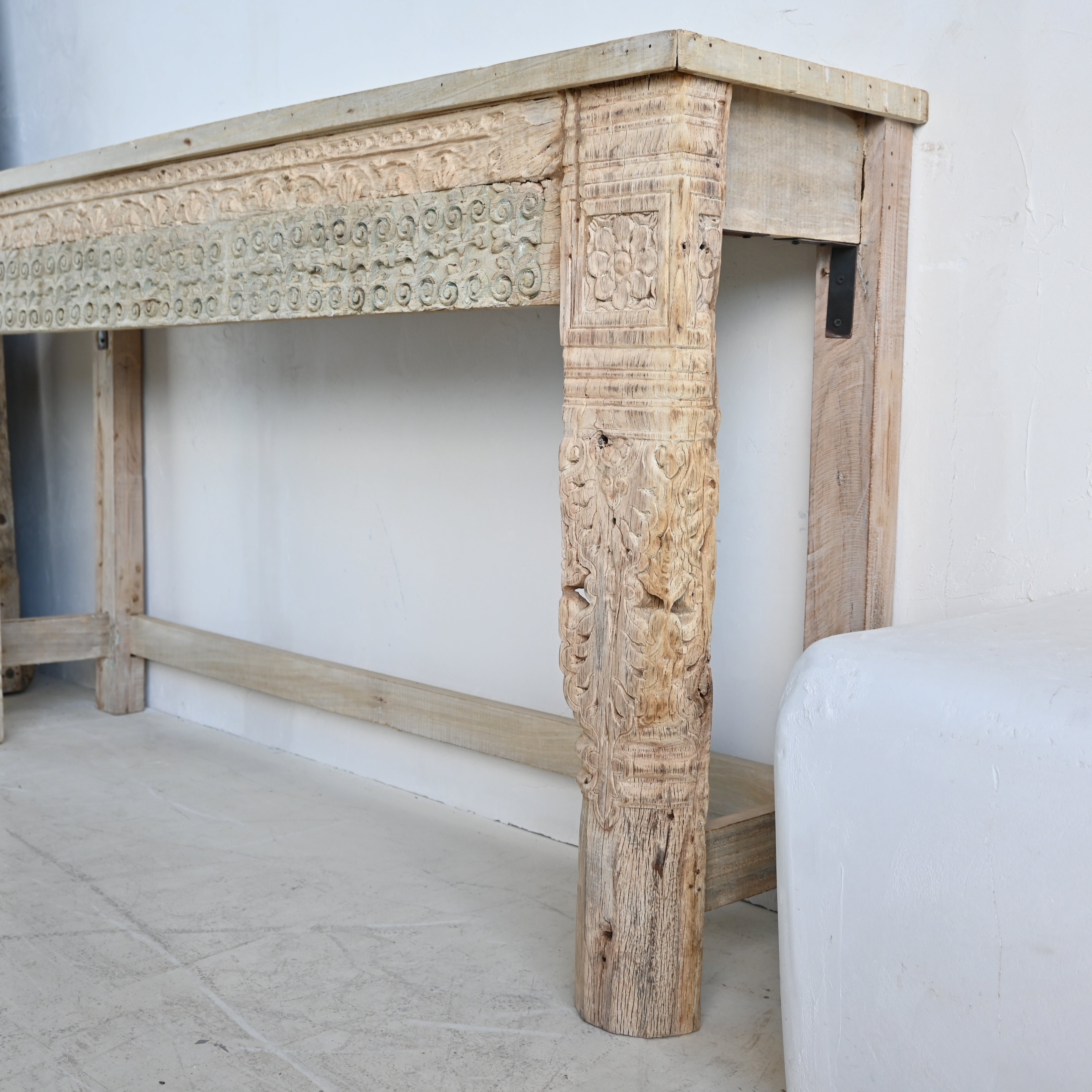 Vintage Indian Carved Console 300348