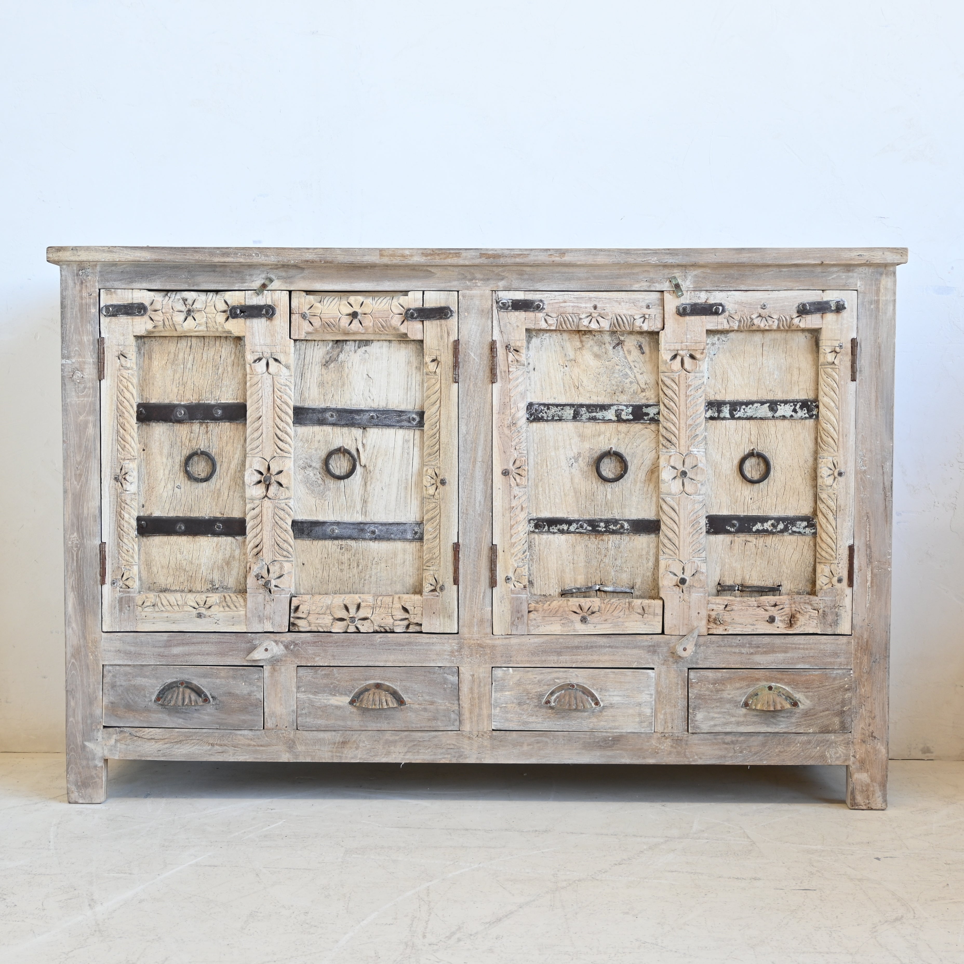 Indian vintage Reclaimed Timber Sideboard 323436