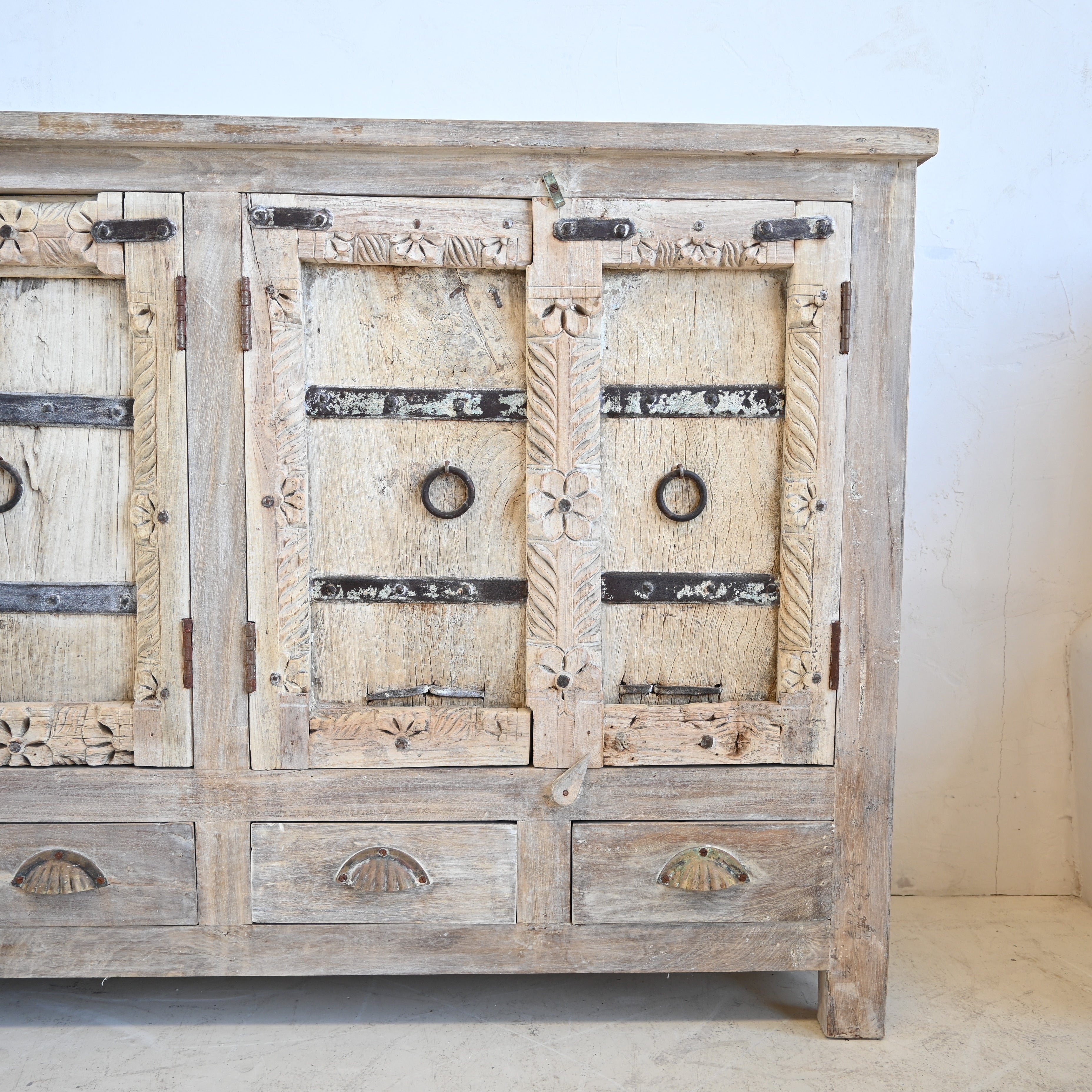 Indian vintage Reclaimed Timber Sideboard 323436