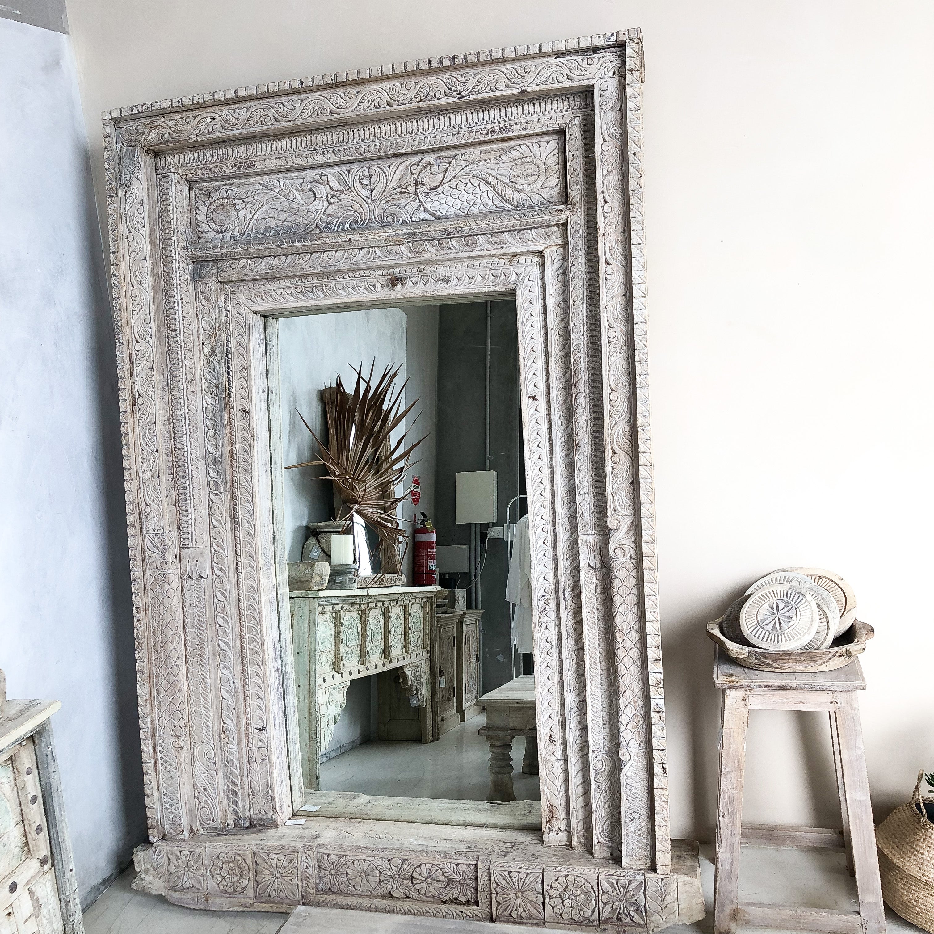 Vintage Indian mirror 206209