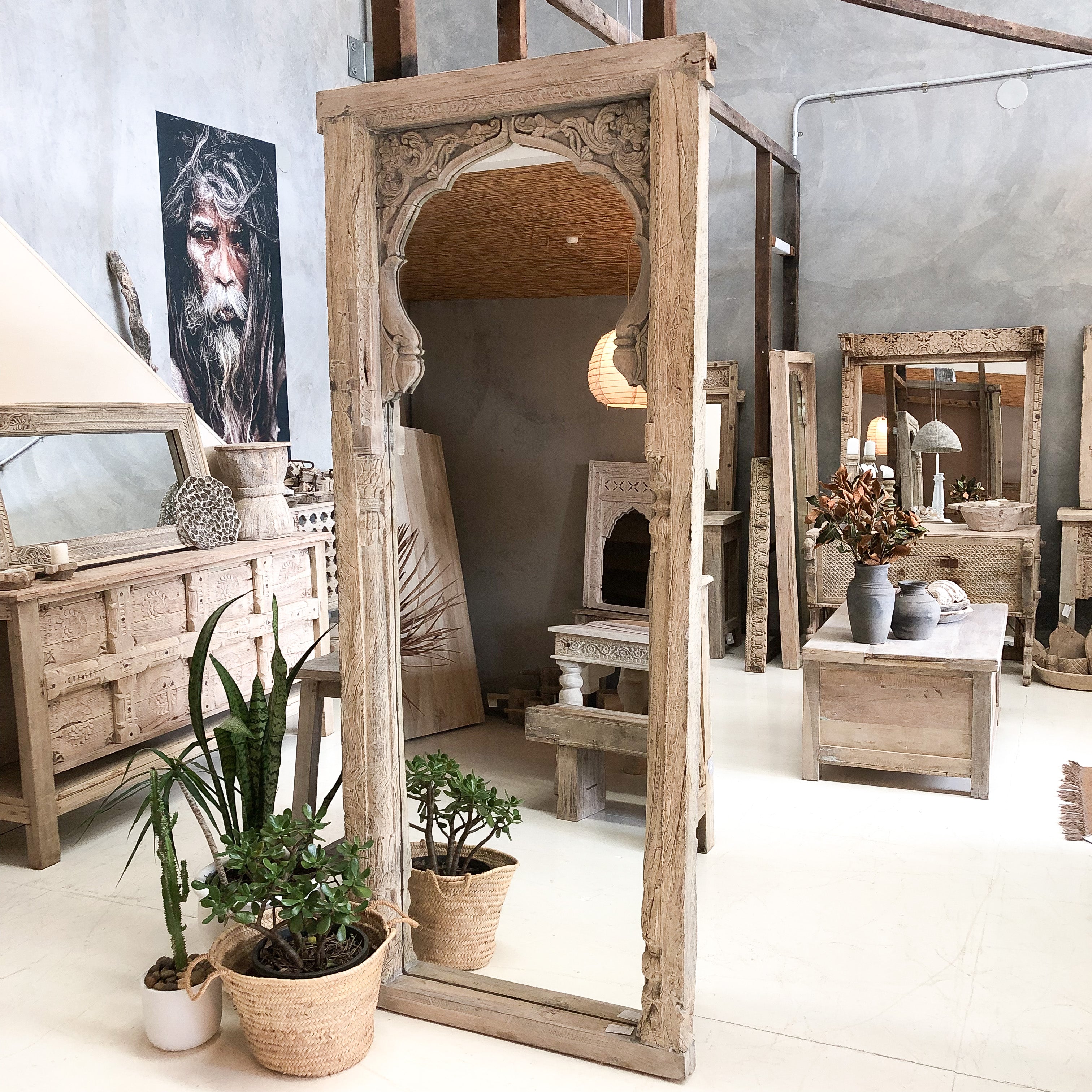 Vintage Indian mirror 201497