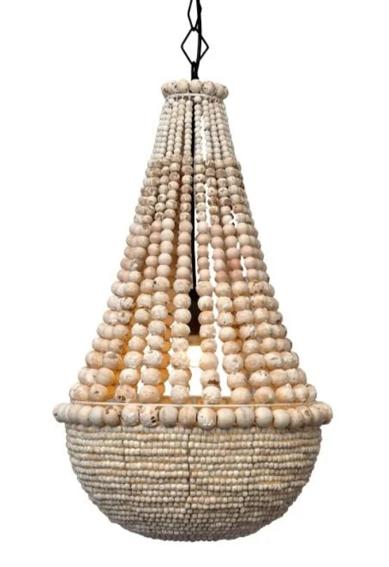 Arizona Beaded Chandelier, Natural