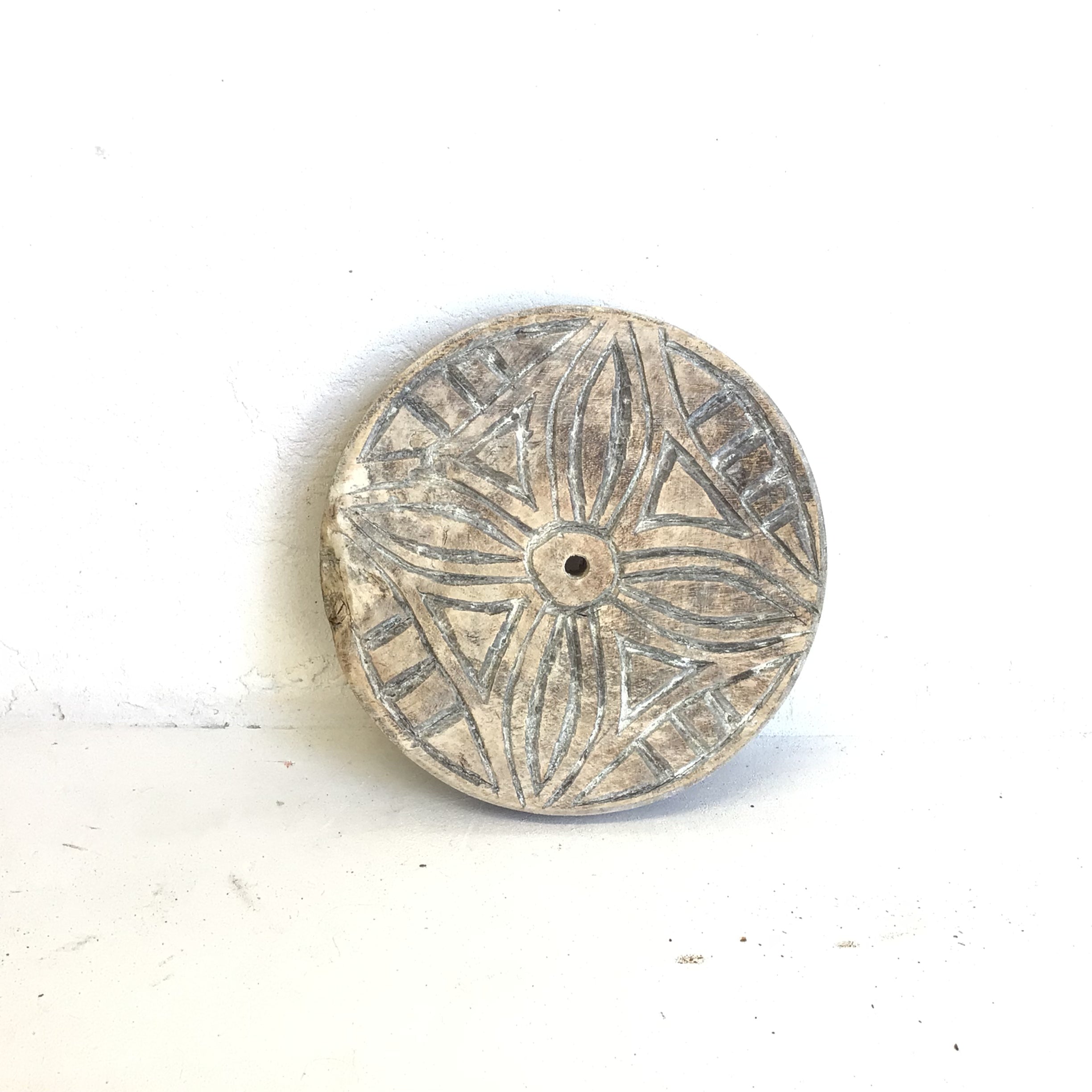 Vintage Carved Chapati Board 1