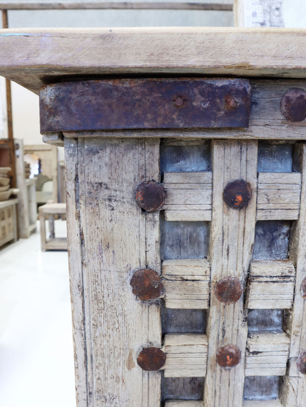 Vintage Indian Counter Console 218151