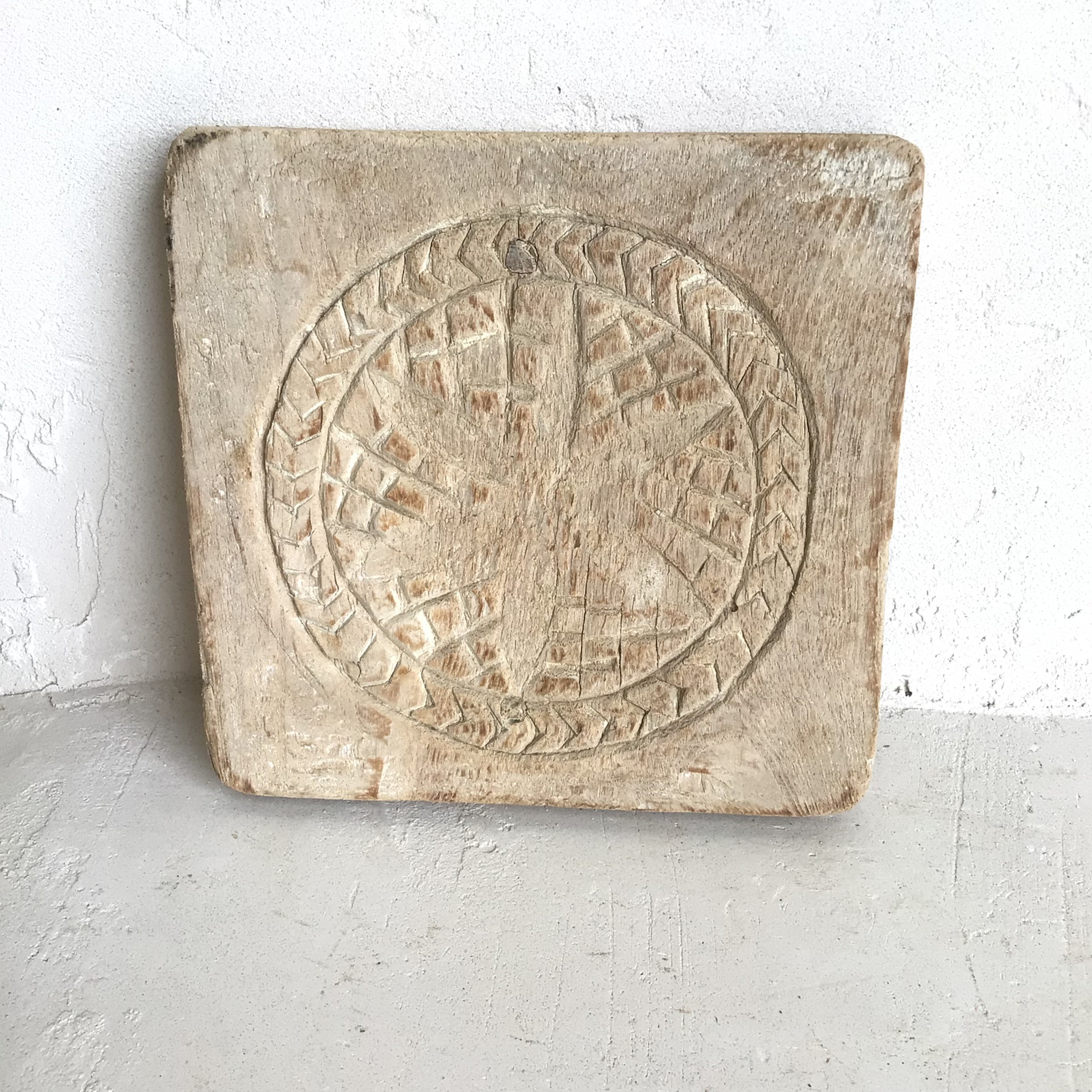 Vintage Carved Chapati Board 7