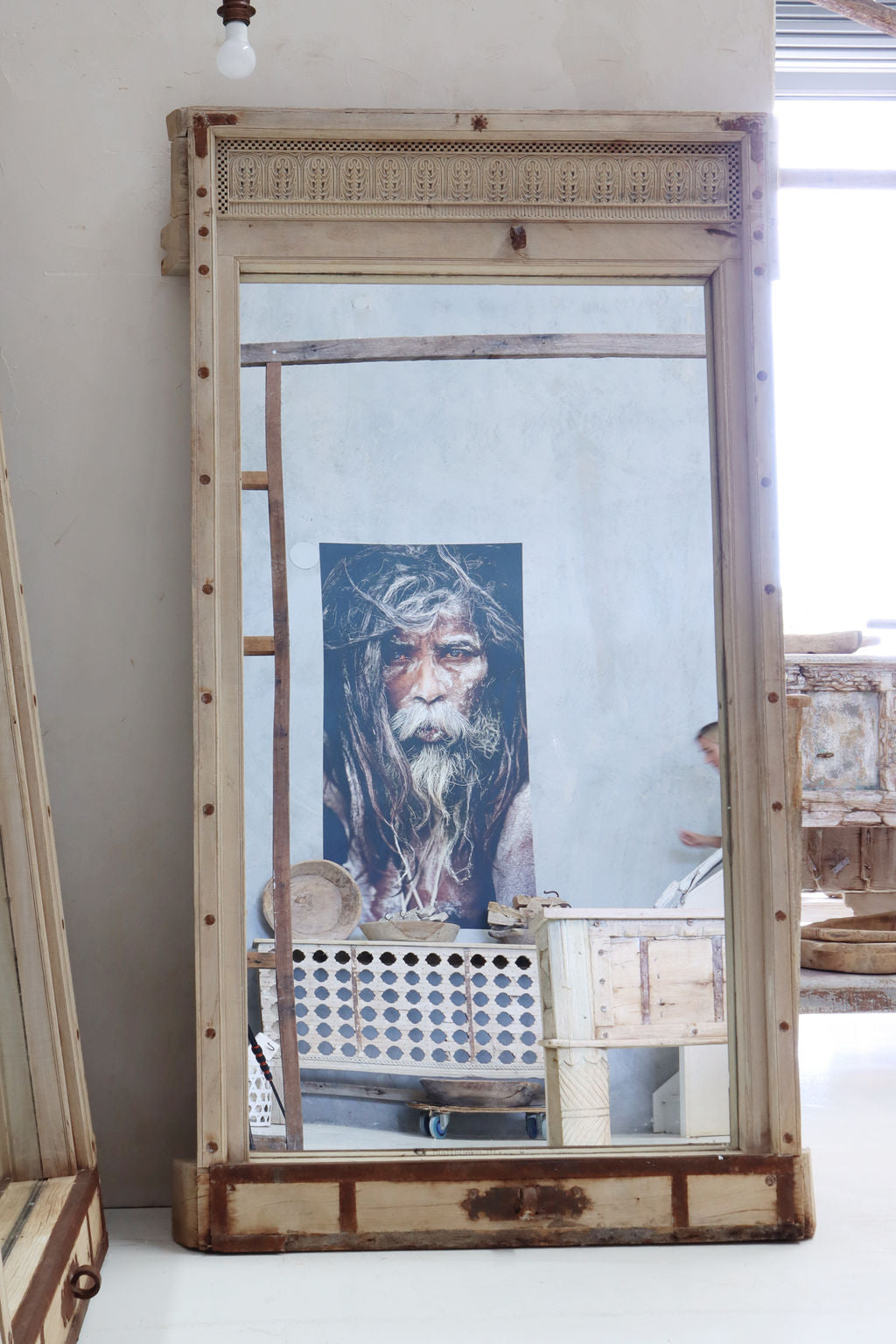 Vintage Indian Mirror 204857