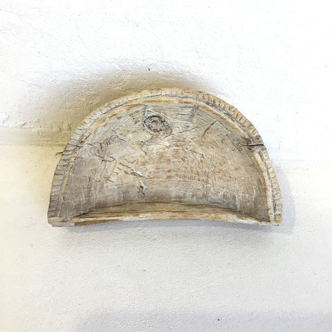 Indian vintage wooden bowl 6