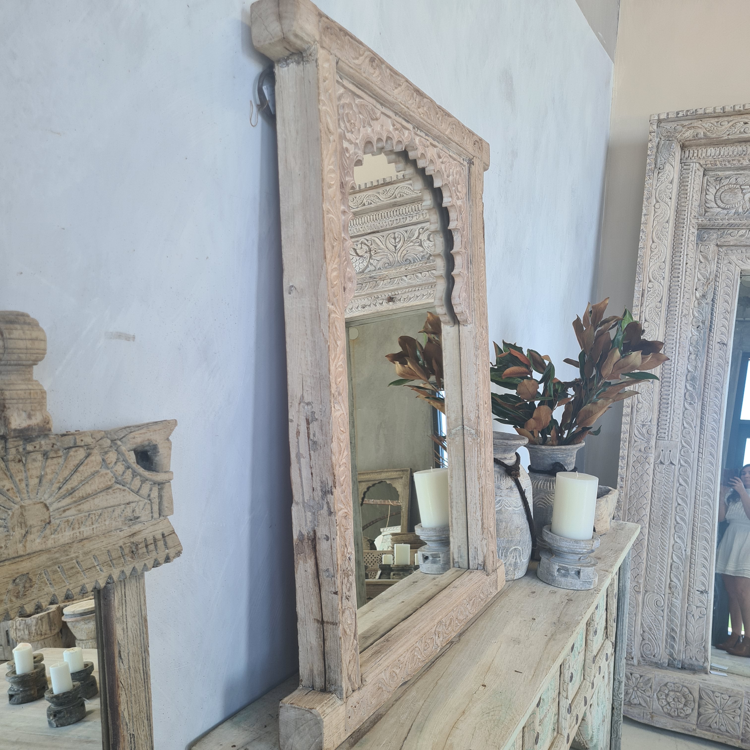 Vintage Indian mirror 235321