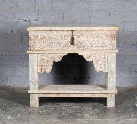 White Indian Vintage Console