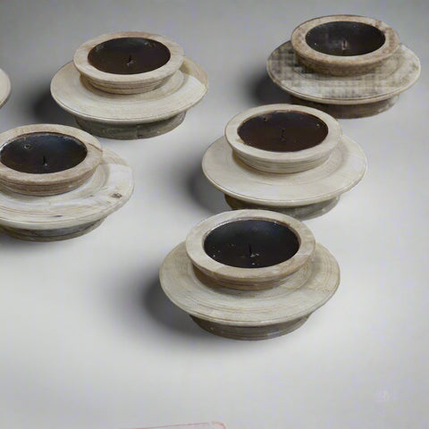 Indian Carved Candle stand 310958