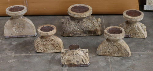 PRESALE Indian Vintage candle holder 331092