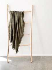 Ramie Fringed Throw