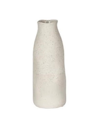 Tuba ceramic vase Tall white