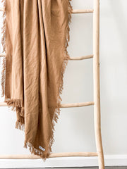 Ramie Fringed Throw