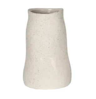 Tuba ceramic vase Medium white