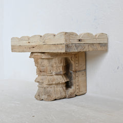 PRANA Carved Timber Shelf