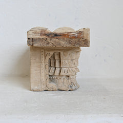 PRANA Carved Timber Shelf