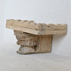 PRANA Carved Timber Shelf