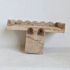 PRANA Carved Timber Shelf