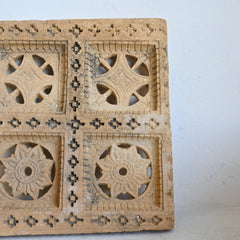PRANA Carved stone panel