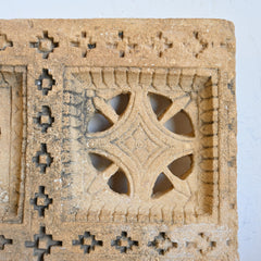 PRANA Carved stone panel