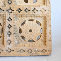 PRANA Carved stone panel