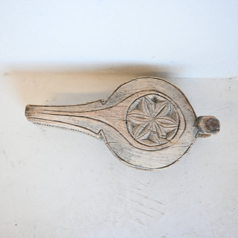 Carved Vintage Indian Utensil Holder 214550