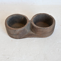 PRANA Timber double bowl