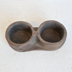 PRANA Timber double bowl
