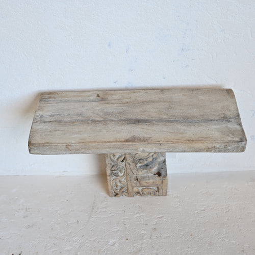 PRANA Carved Timber Shelf
