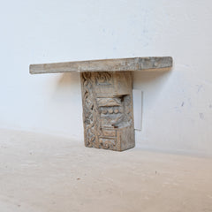 PRANA Carved Timber Shelf