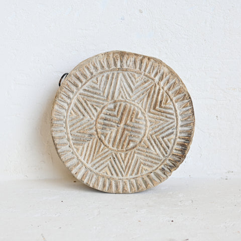 PRANA Carved stone panel