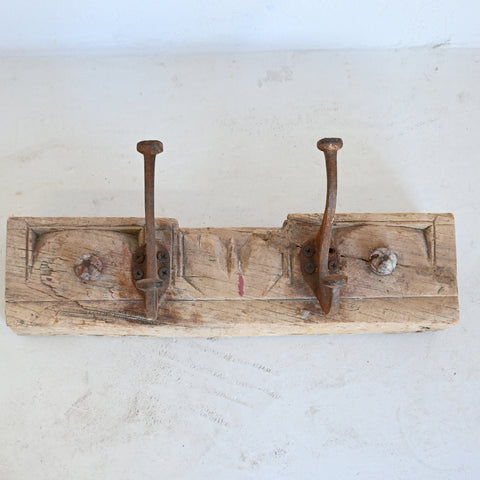 Carved Indian Triple Hook 177673-4