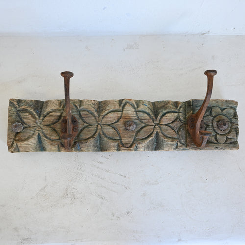 Indian Antique double wall hook -2