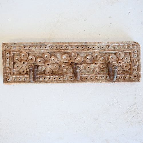 Carved Indian Triple Hook 177673-3