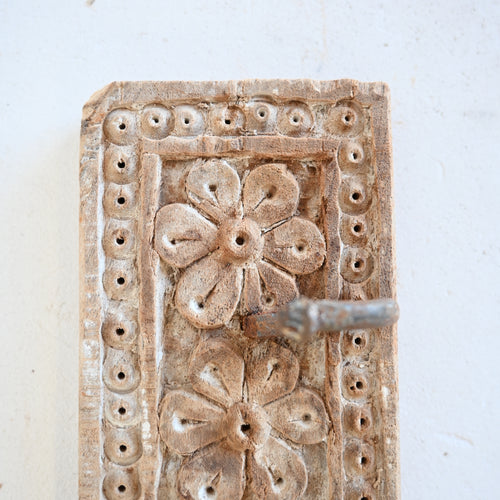 Carved Indian Triple Hook 177673-3