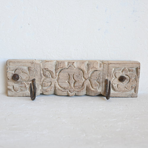PRANA Carved Hook wall panel