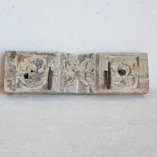PRANA Carved Hook wall panel