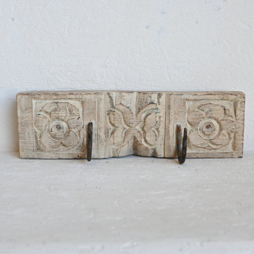 PRANA Carved Hook wall panel