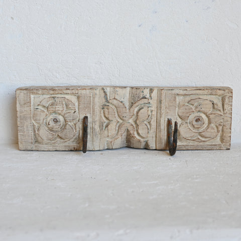PRANA Carved 4 Hook wall panel