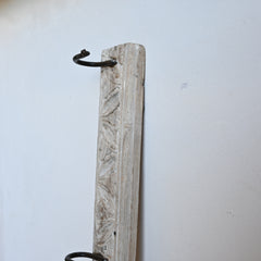 PRANA Carved 4 Hook wall panel