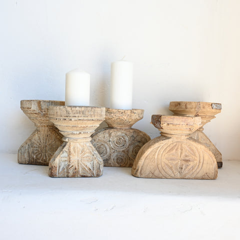 Presale Indian Carved Candle stand 298111