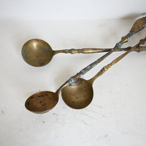 Vintage Indian Brass spoon 28905