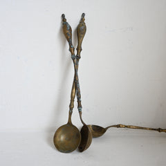 Vintage Indian Brass spoon 28905